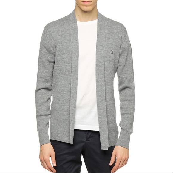 All Saints Other - ALL SAINTS Nomo Ribbed Wool Open Front Cardigan Sweater